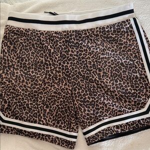 Timote Leopard Print Mens Shorts